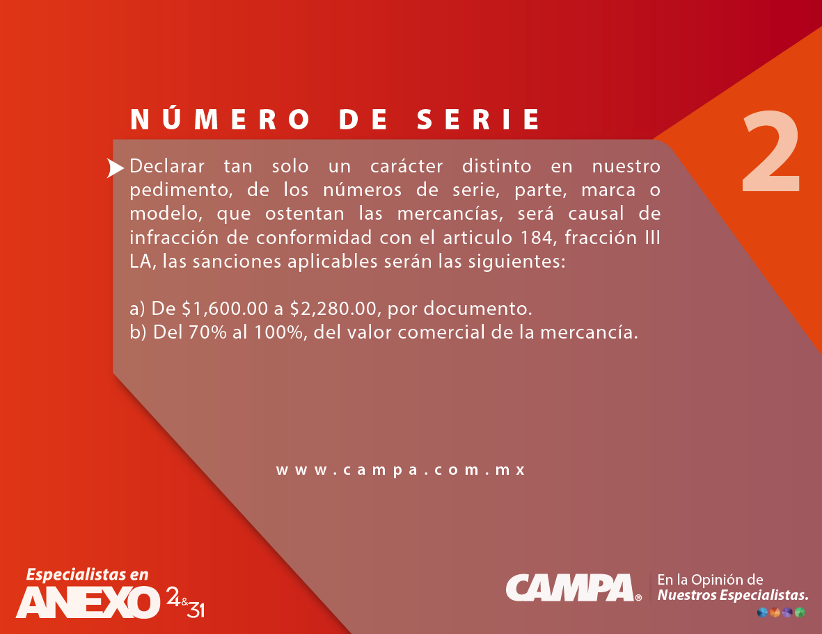 c5 DECLARACIONES EN PEDIMENTO QUE PUEDEN SER SANCIONADAS